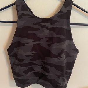 Athleta cropped workout top